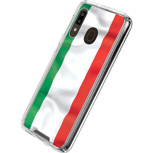 Italy Flag Galaxy A30 Clear Case